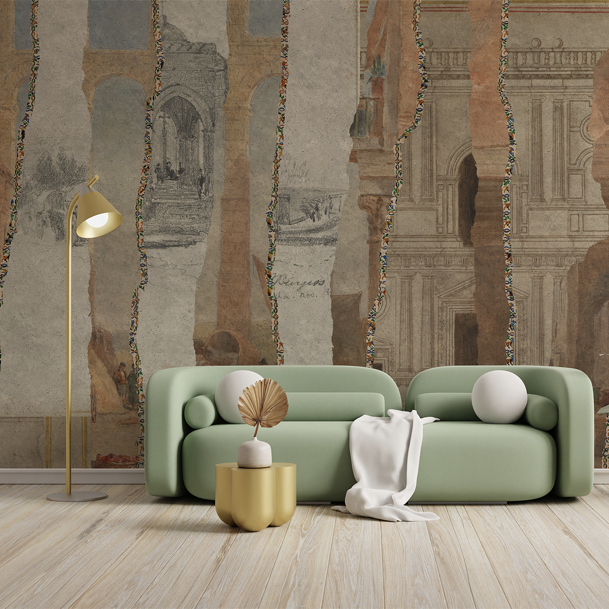 Tapet segovia frames, color, dream prints 